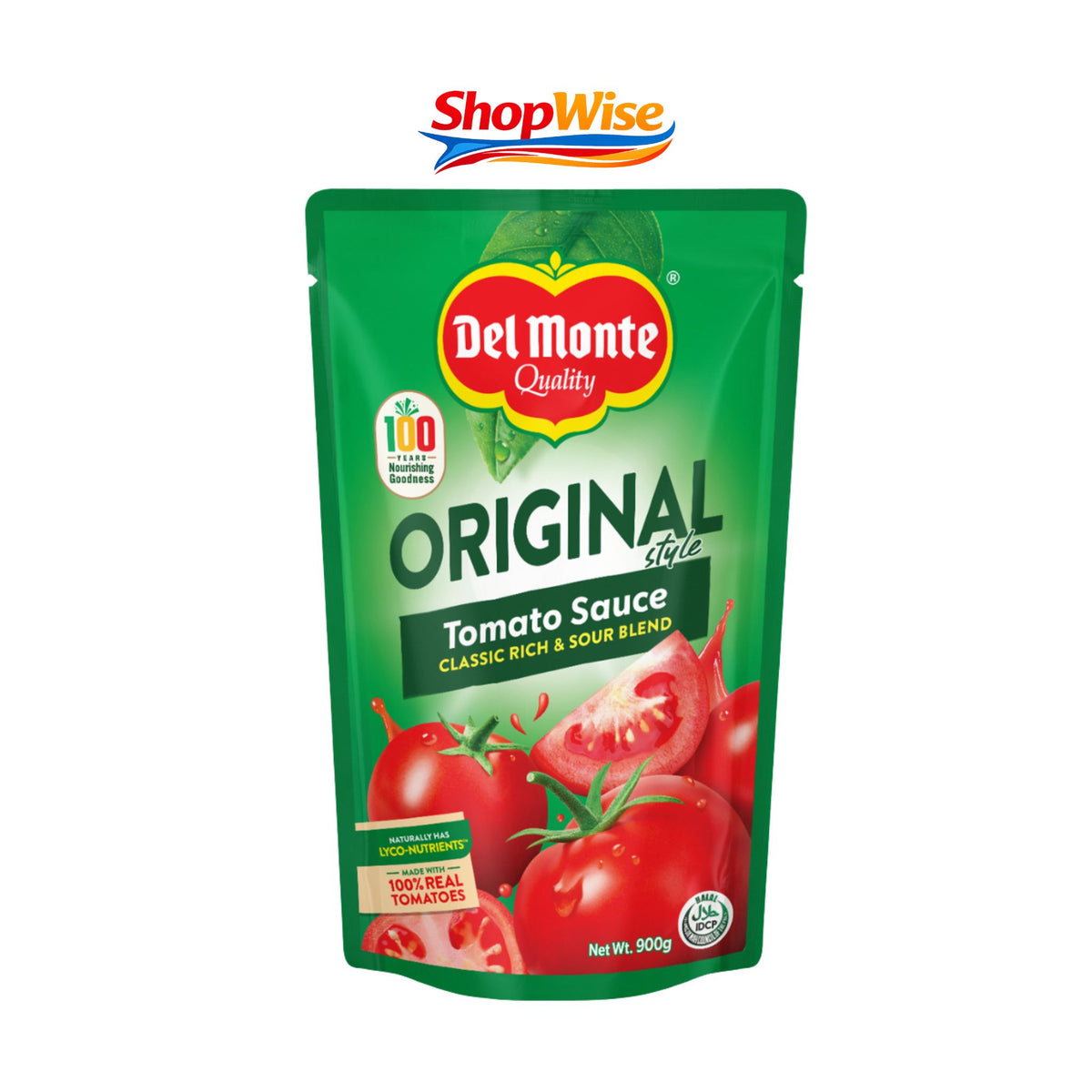 DEL MONTE ORIGINAL STYLE TOMATO SAUCE 900GM