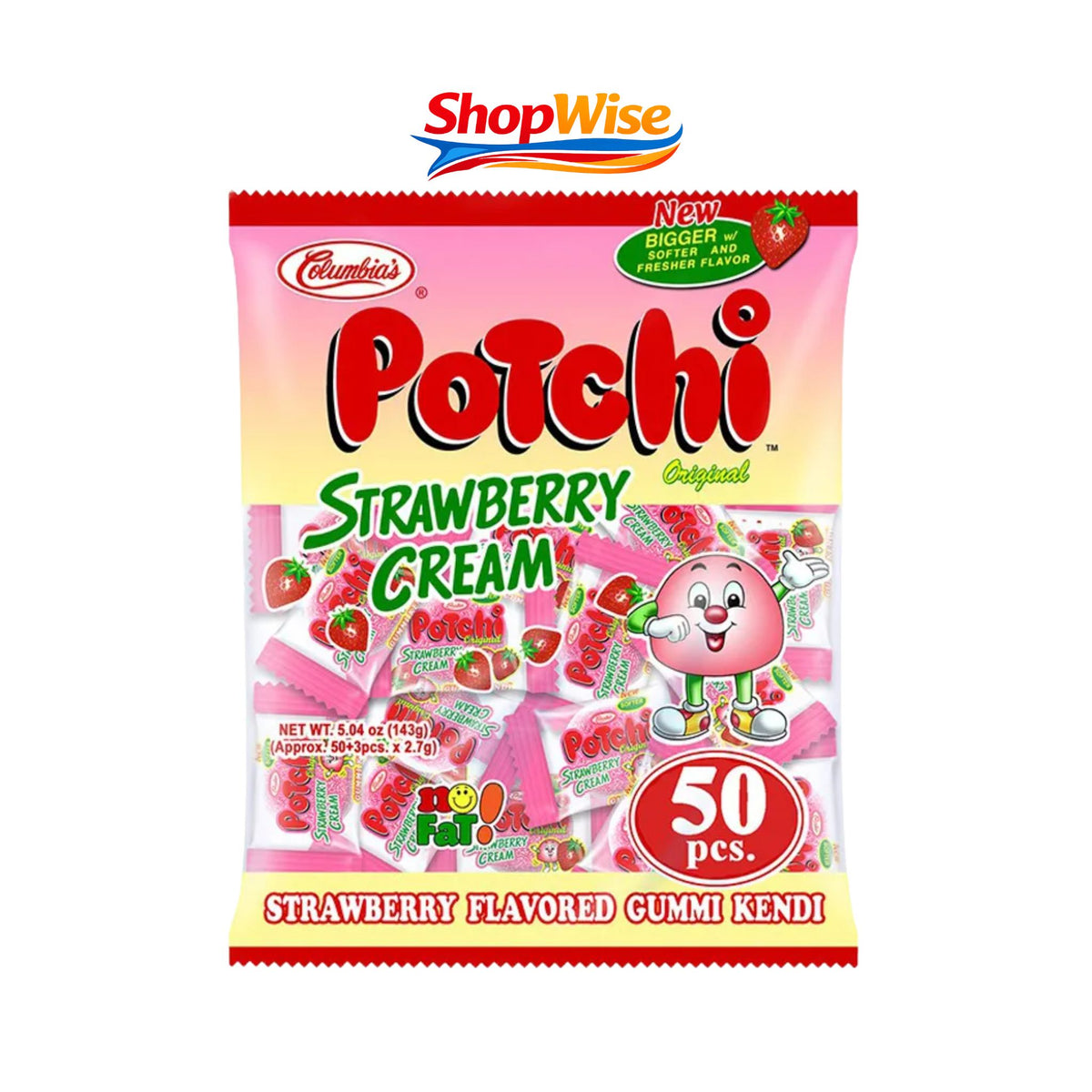POTCHI STRAWBERRY CREAM 50PC