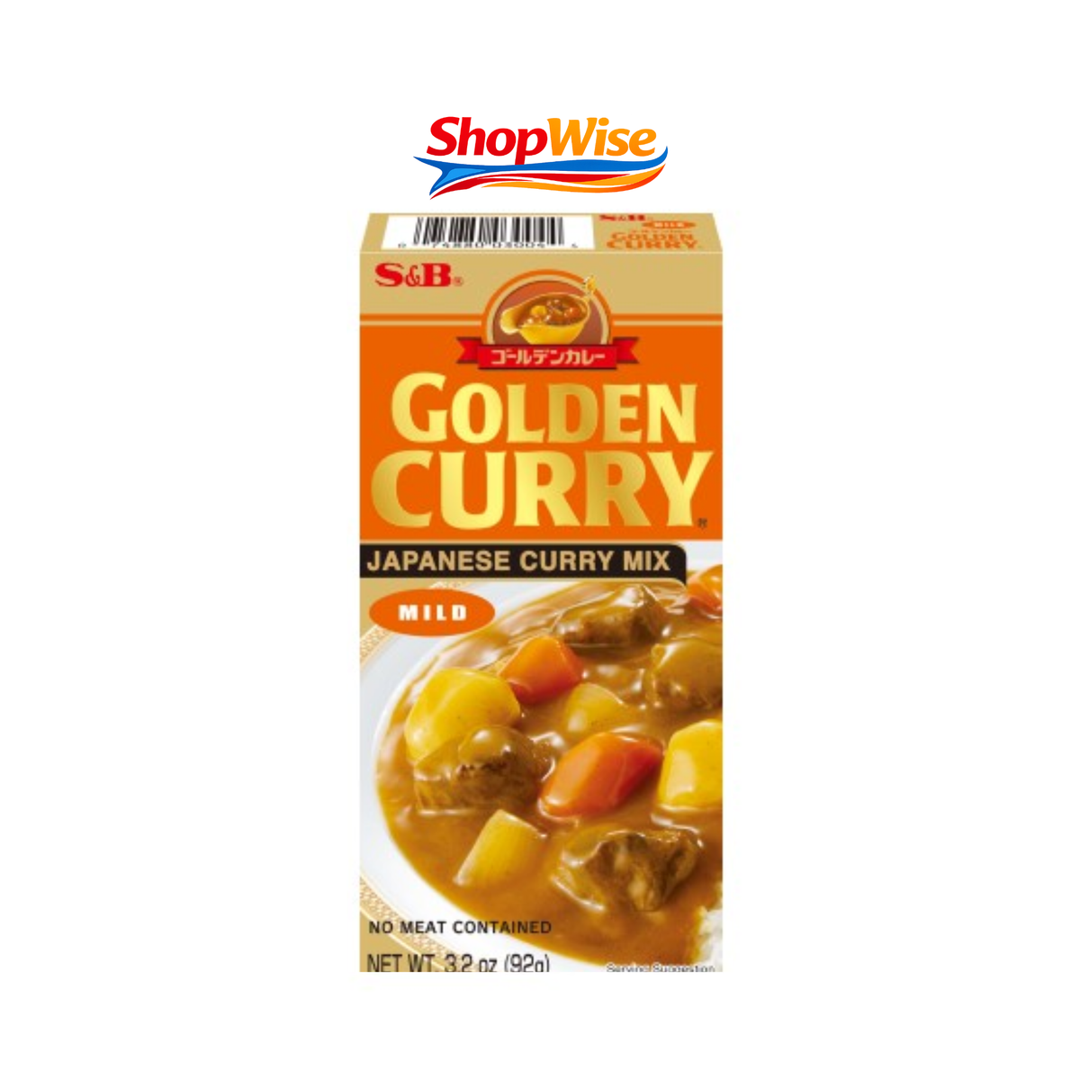 S&B GOLDEN CURRY 92G