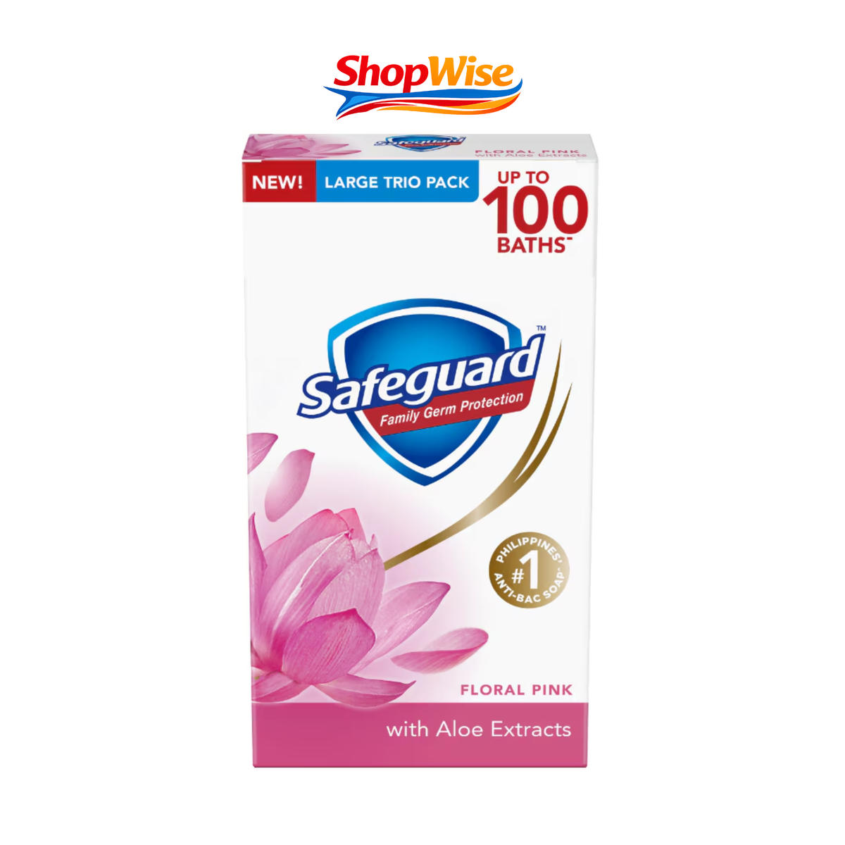 SAFEGUARD FLORAL BAR SOAP 125G