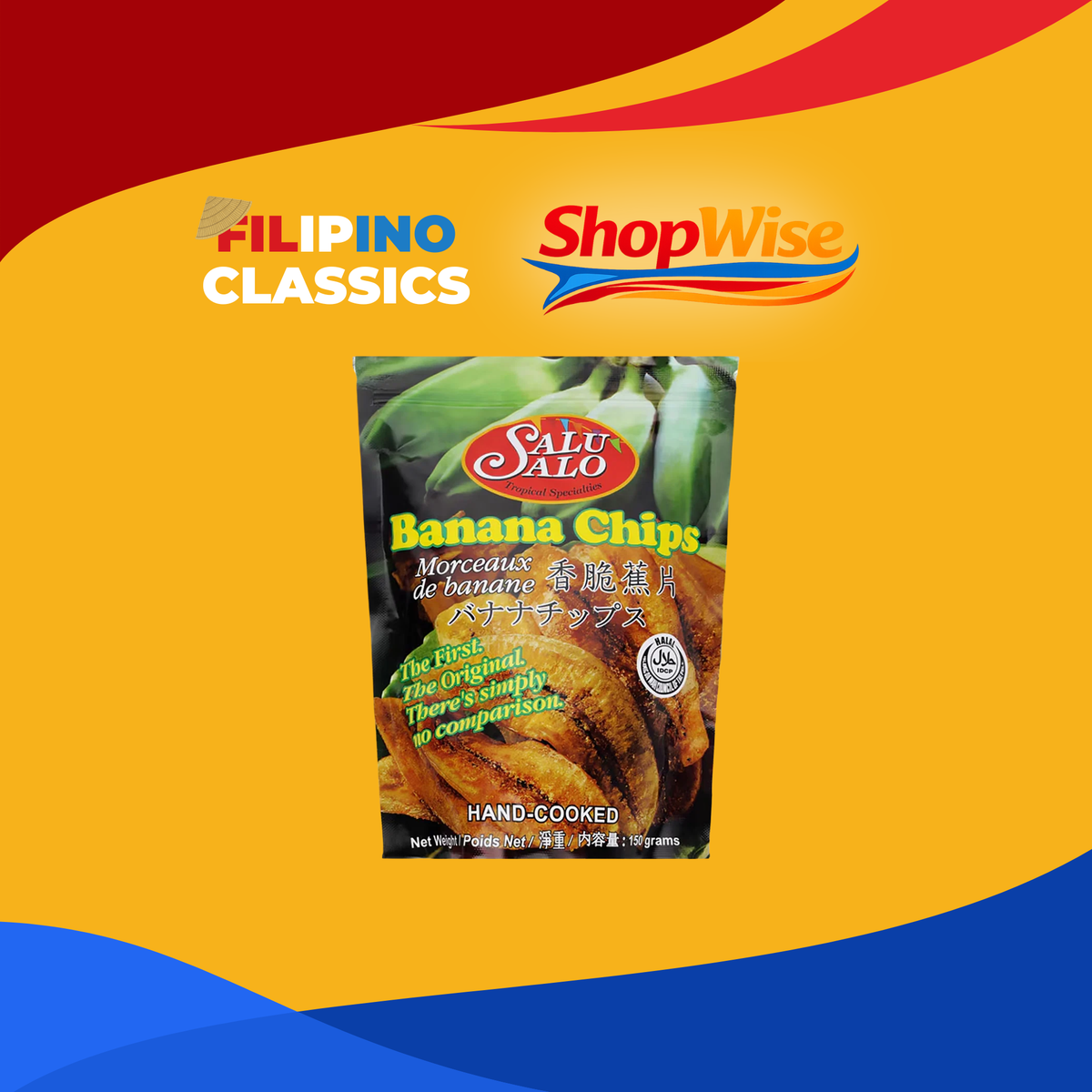 SALUSALO BANANA CHIPS 150G