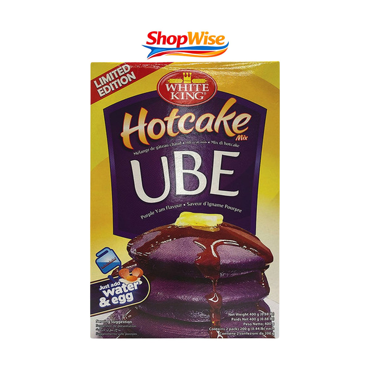 WHITE KING HOTCAKE UBE 400GM