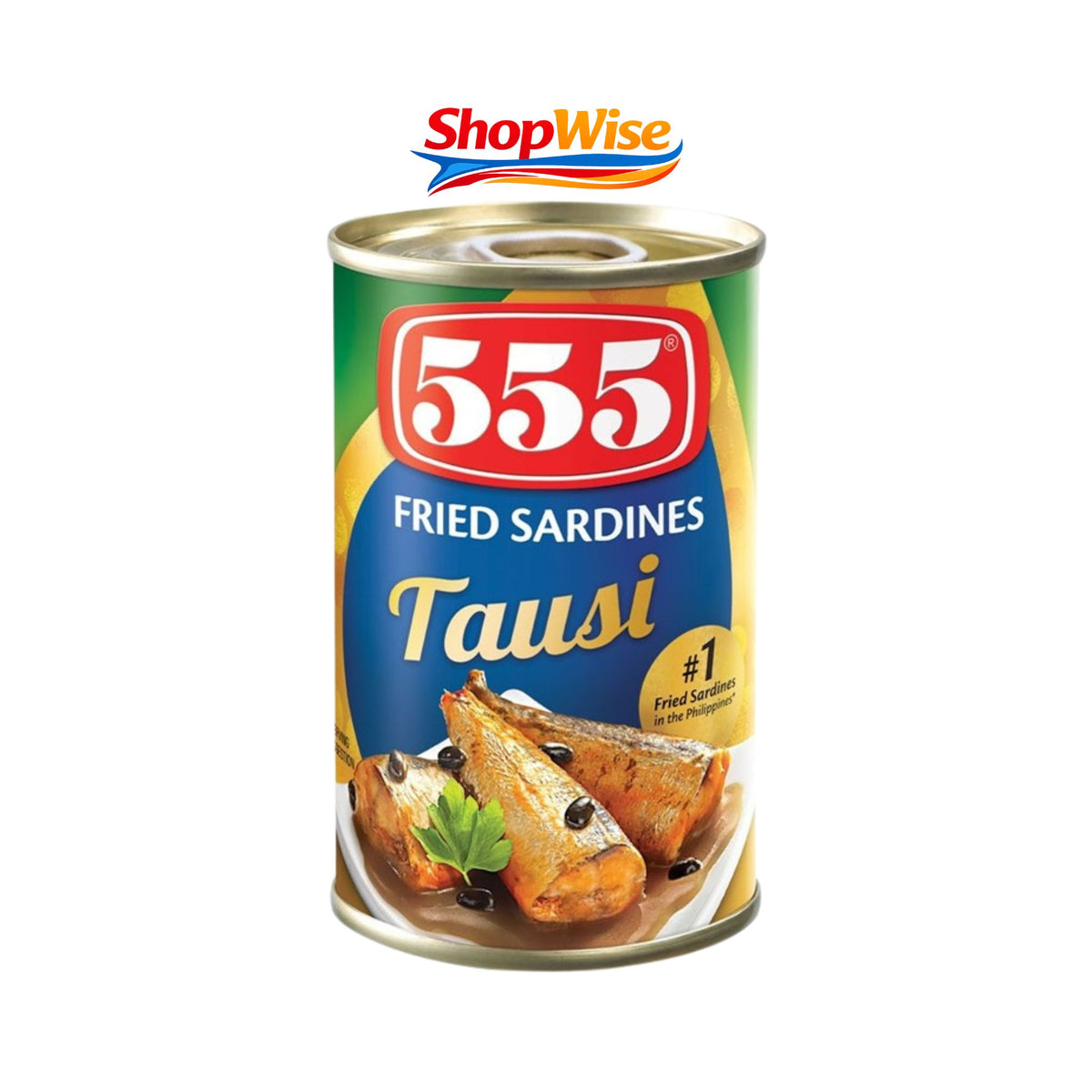555 FRIED SARDINES WITH TAUSI 155GM