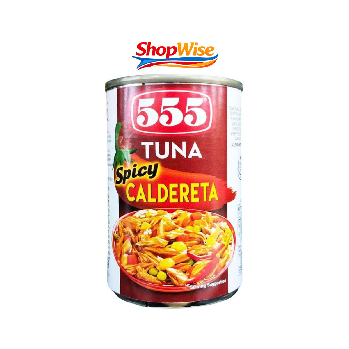 555 SPICY CALDERETA TUNA 155GM