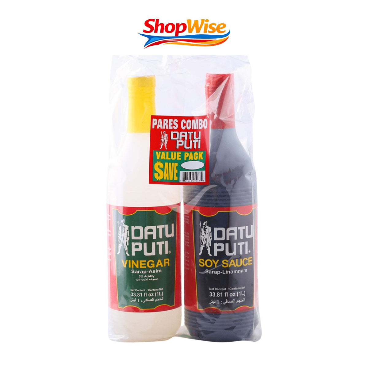 DATU PUTI SOY SAUCE & VINEGAR VALUE PACK