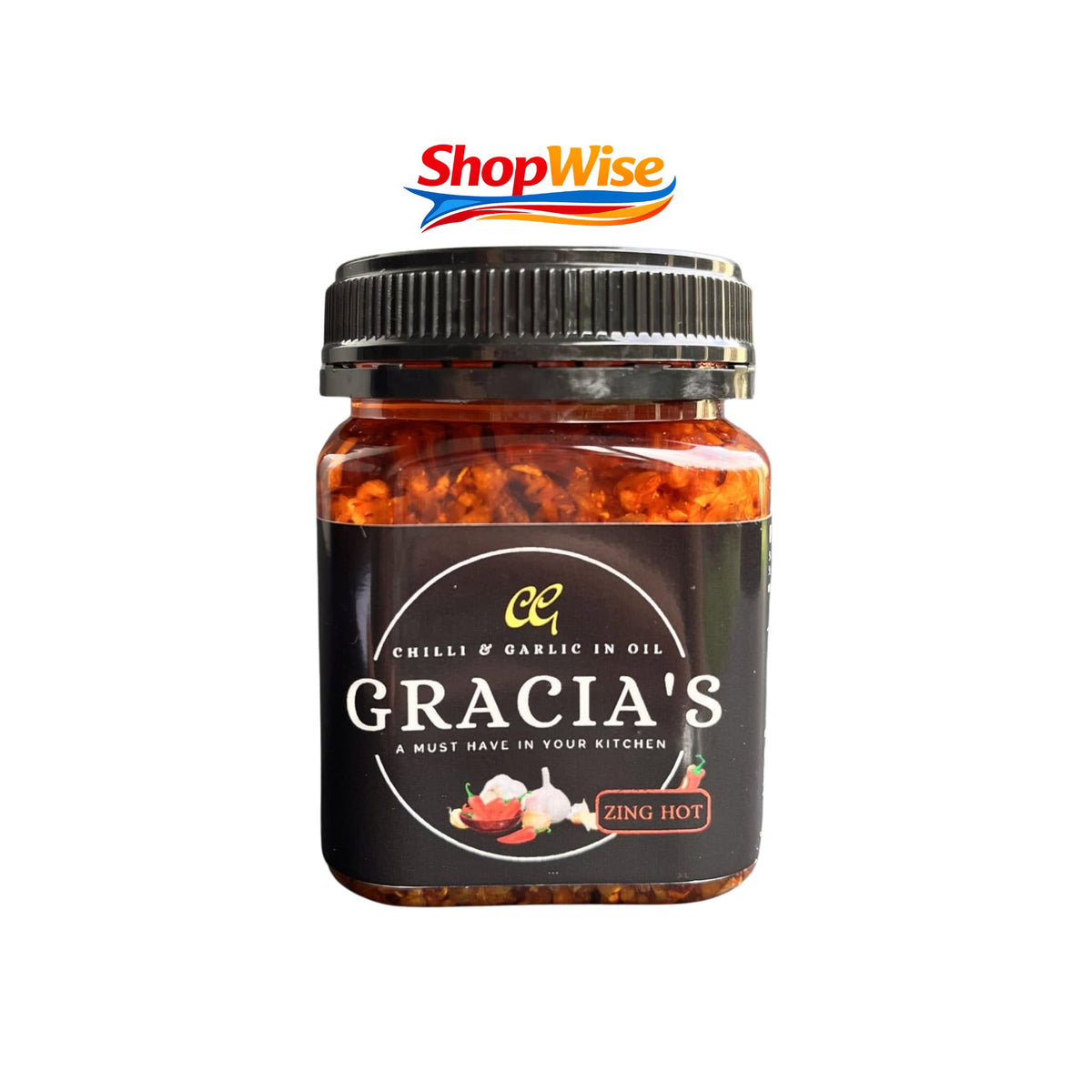 GRACIA'S ZING HOT CHILI GARLIC 150