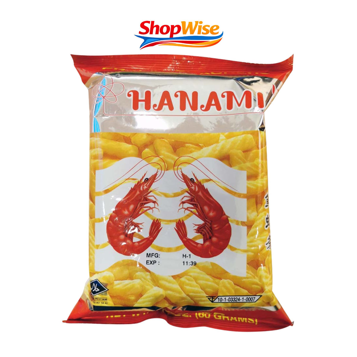 HANAMI PRAWN CRACKERS 200GM