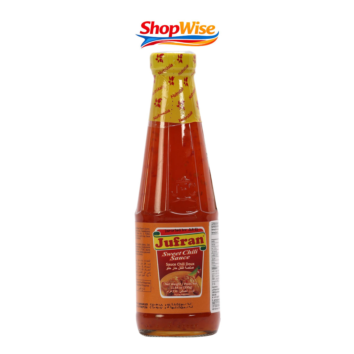 JUFRAN SWEET CHILI SAUCE 330GM