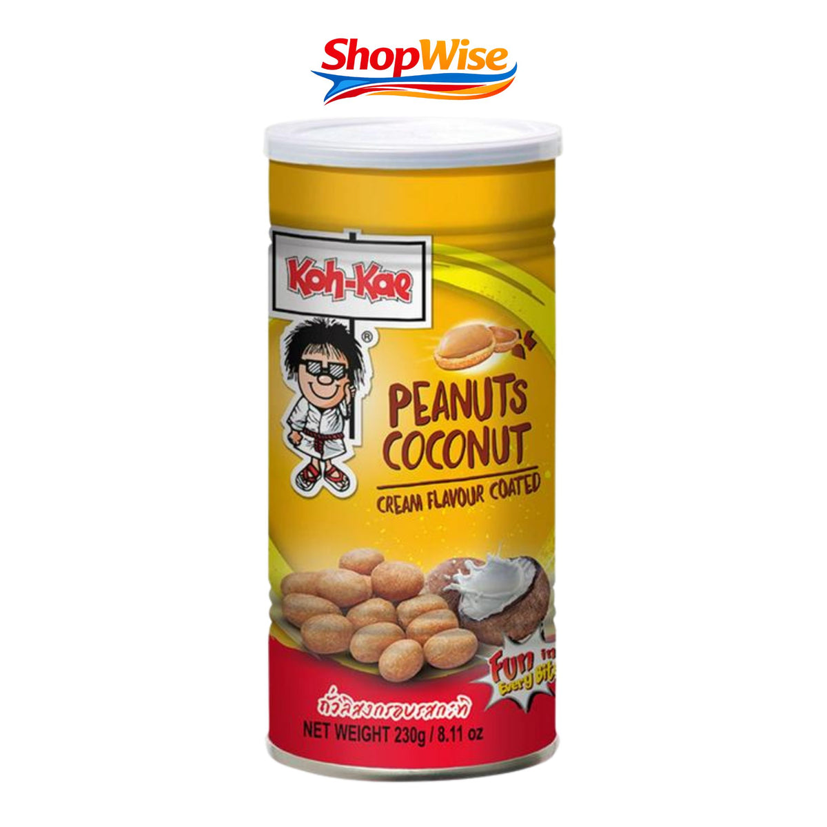 KOH KAE COCONUT PEANUTS 230GM