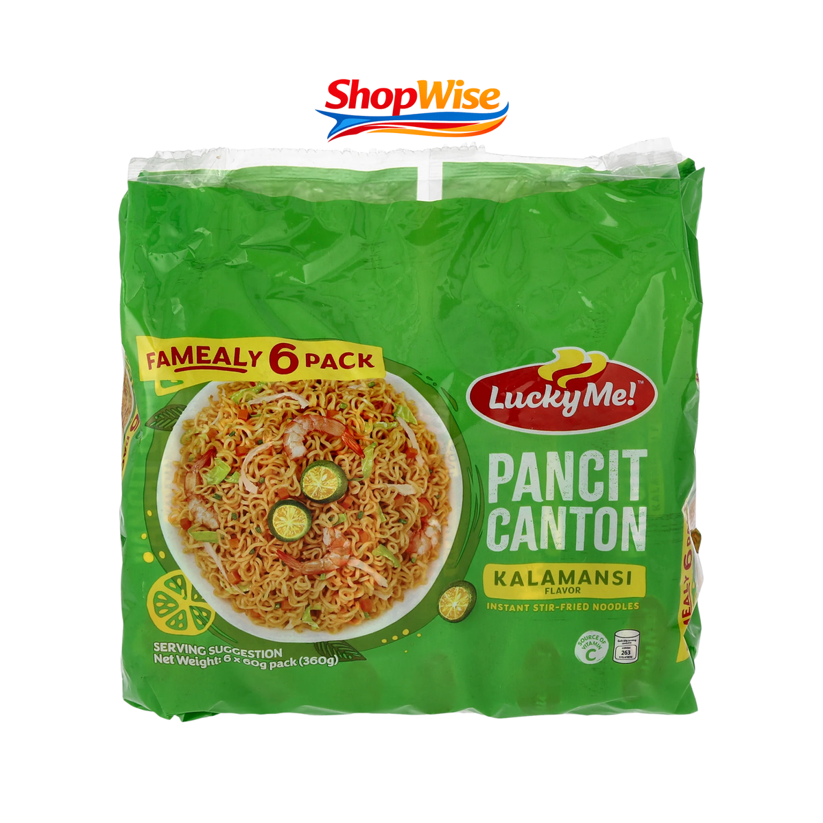 LUCKY ME PANCIT CANTON 360G | Pack of 6
