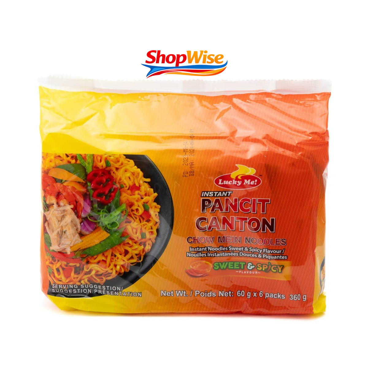 LUCKY ME PANCIT CANTON 360G | Pack of 6