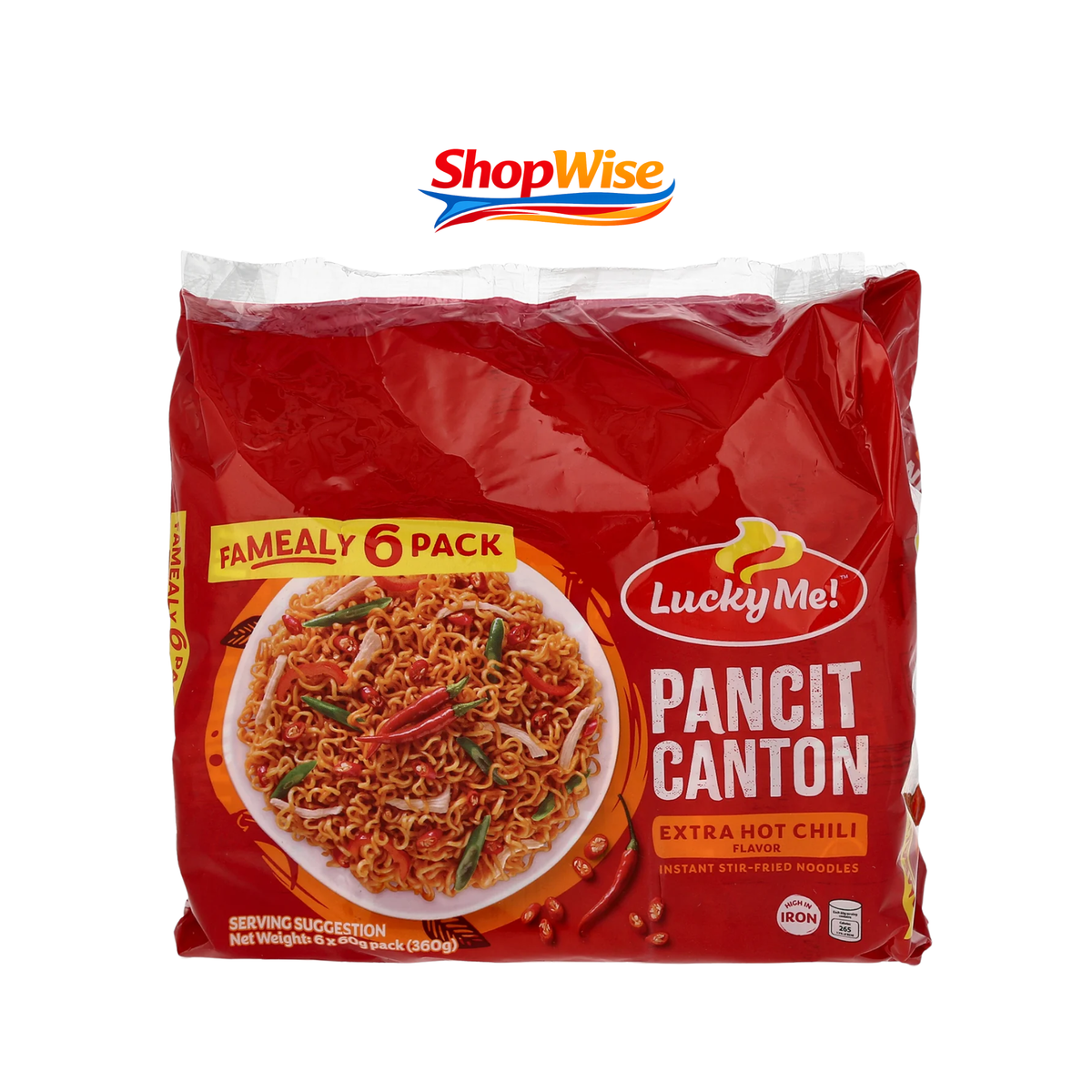 LUCKY ME PANCIT CANTON 360G | Pack of 6