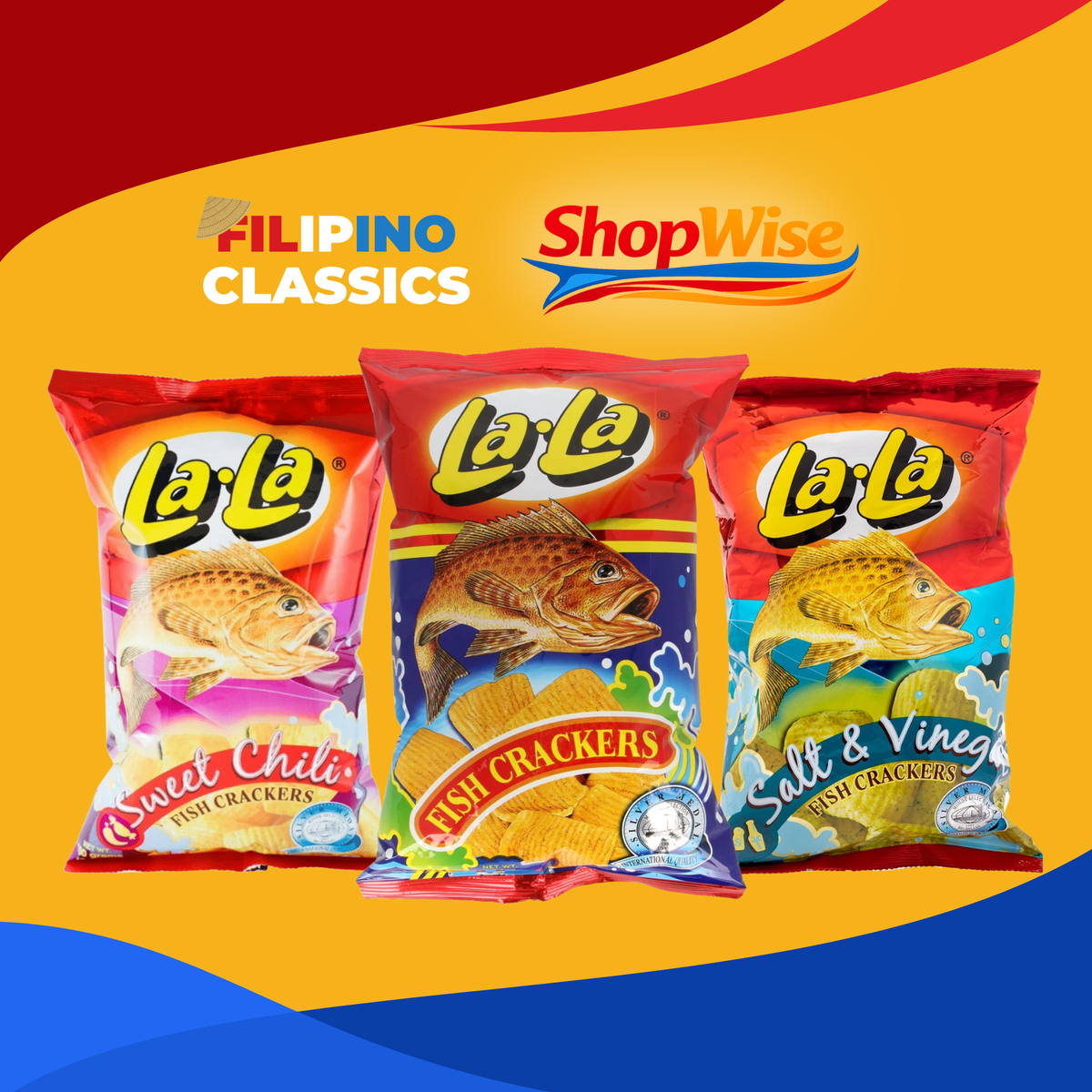 LALA FISH CRACKERS 100G