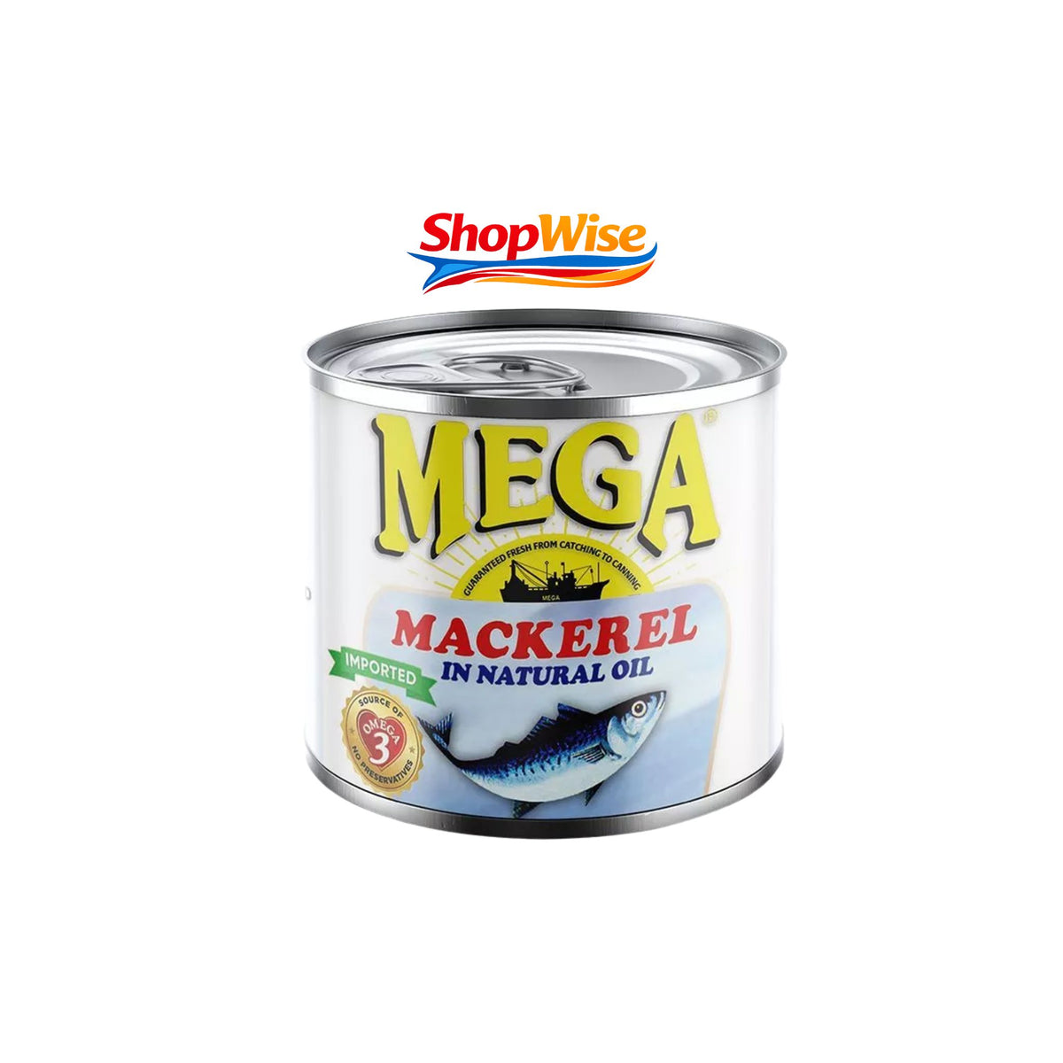 MEGA MACKEREL NATURAL OIL 200GM