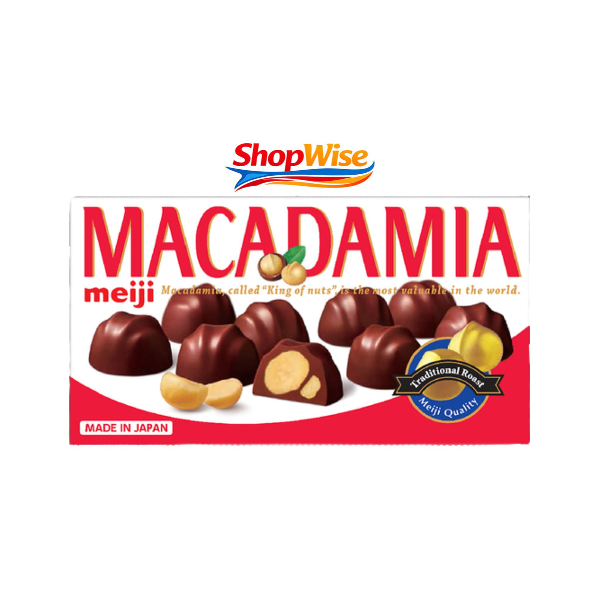 MEIJI CHOCOLATE MACADAMIA 64GM