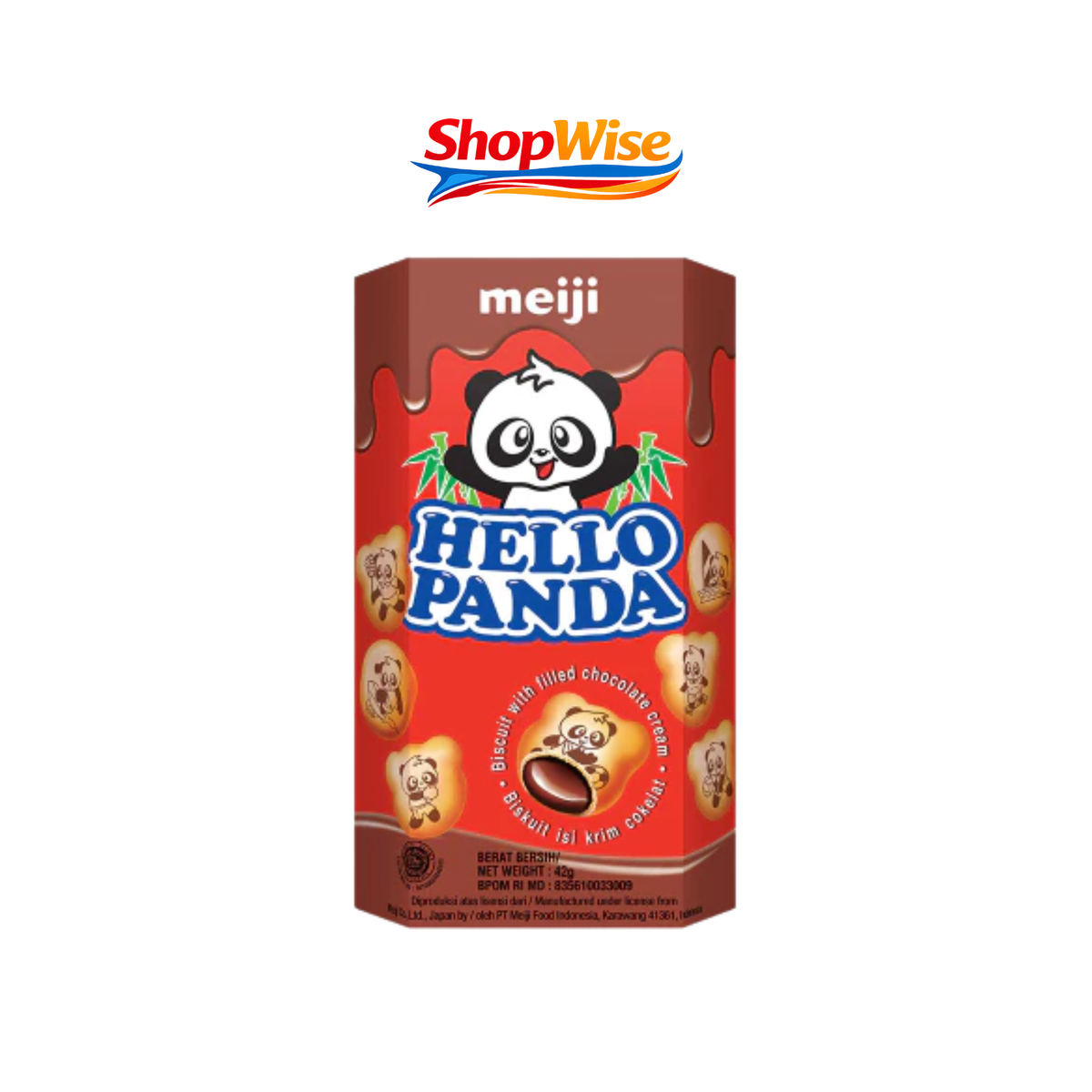 MEIJI HELLO PANDA BISCUIT 42G
