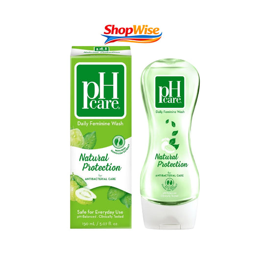 PH CARE NATURAL PROTECT FEMININE WASH 150ML