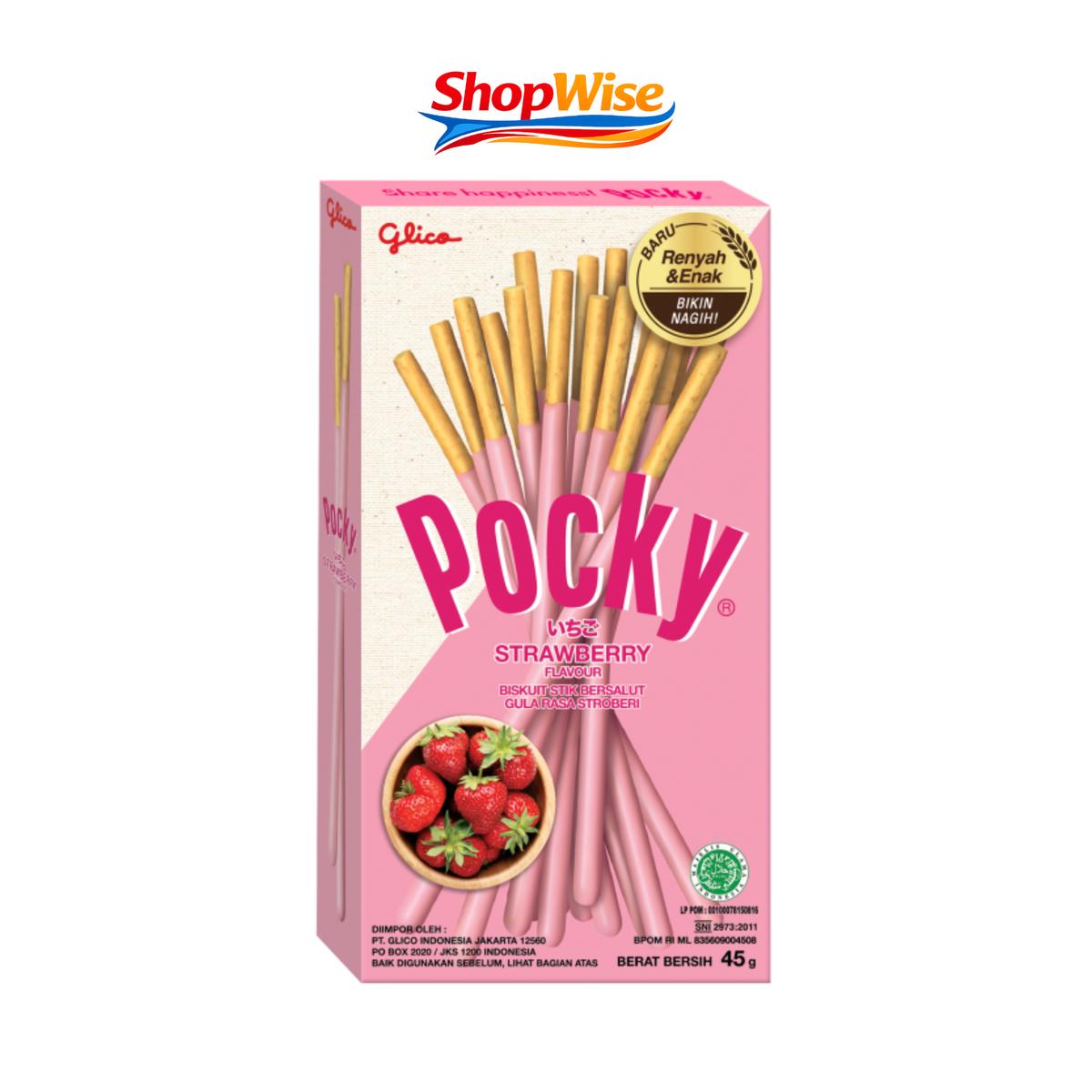 POCKY STRAWBERRY 45G