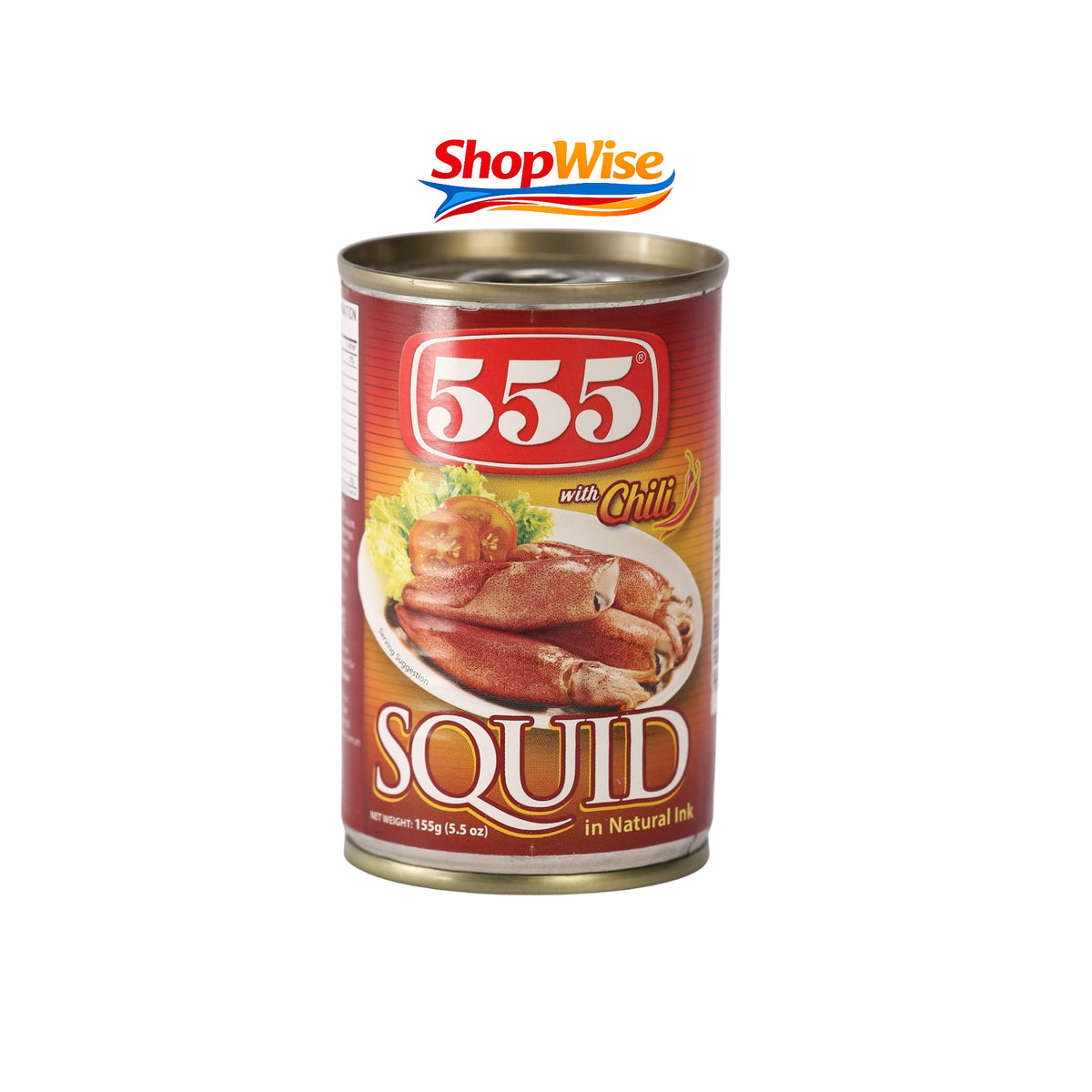 555 SQUID CHILI 155G