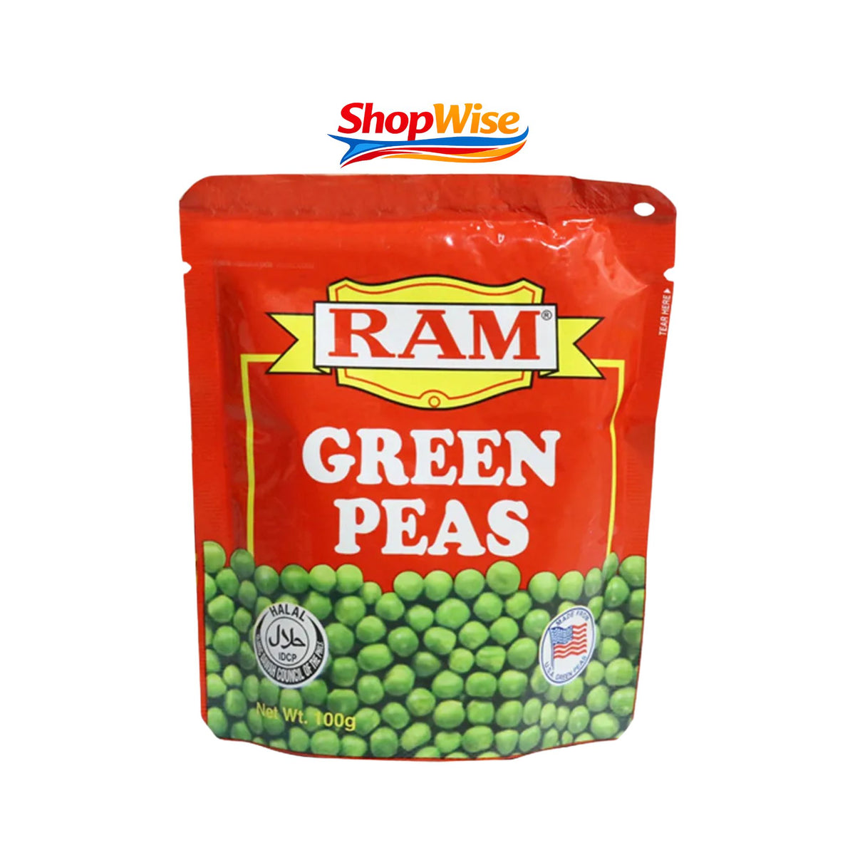 RAM GREEN PEAS 100GM