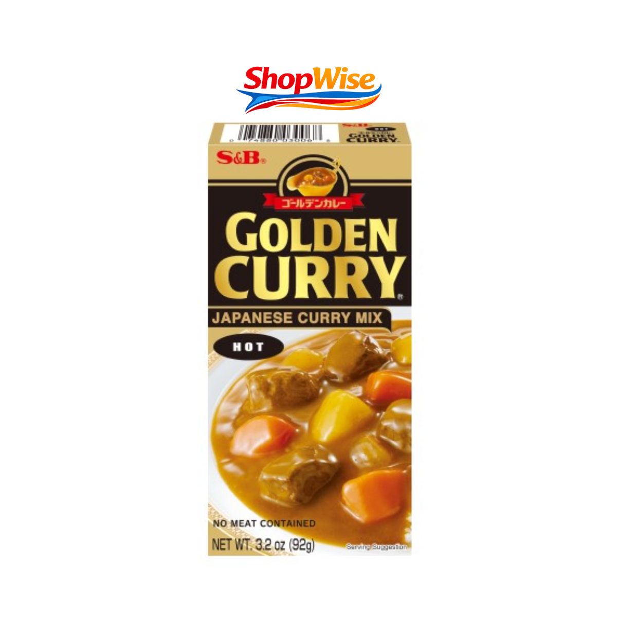 S&B GOLDEN CURRY 92G