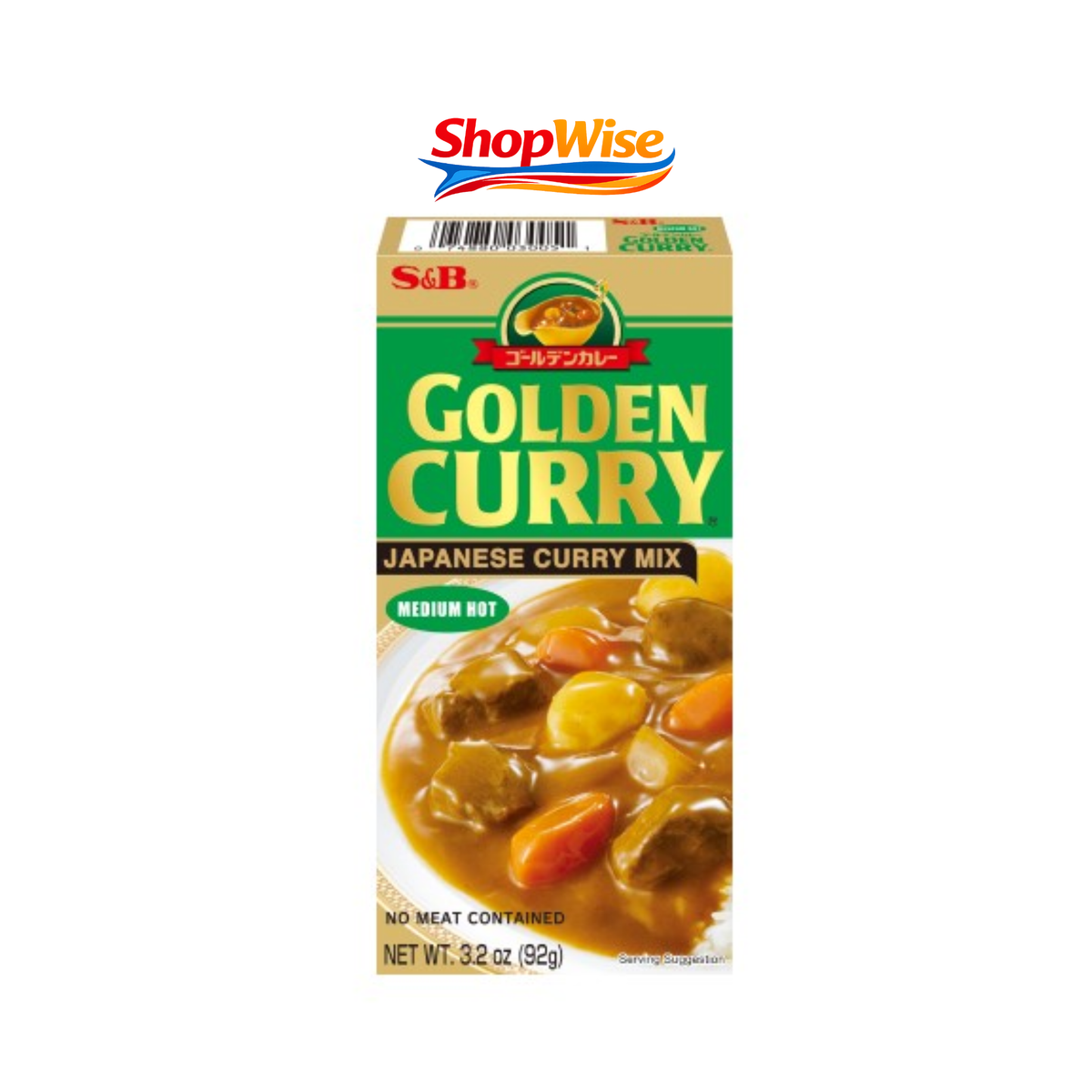 S&B GOLDEN CURRY 92G