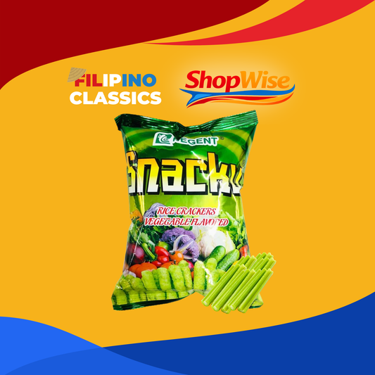 REGENT SNACKU VEGETABLE RICE CRACKERS 60G