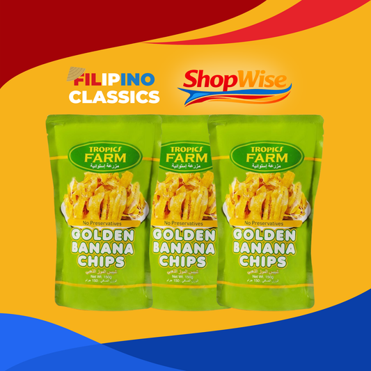 TROPICAL FARM GOLDEN BANANA CHIPS 150GM