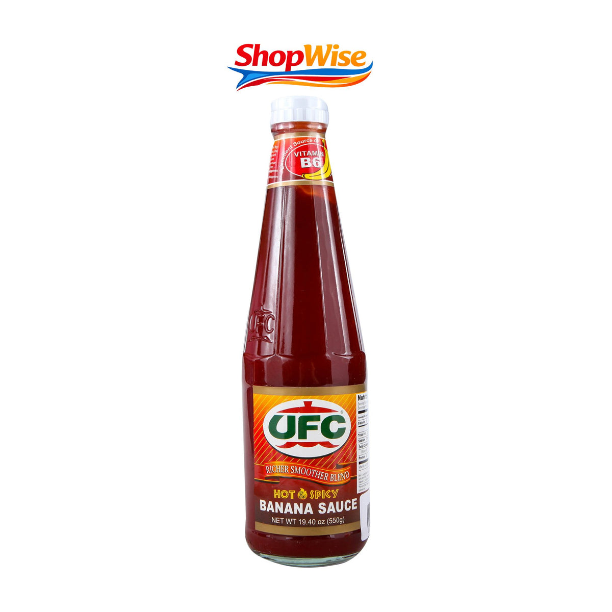 UFC BANANA KETCHUP HOT 550GM