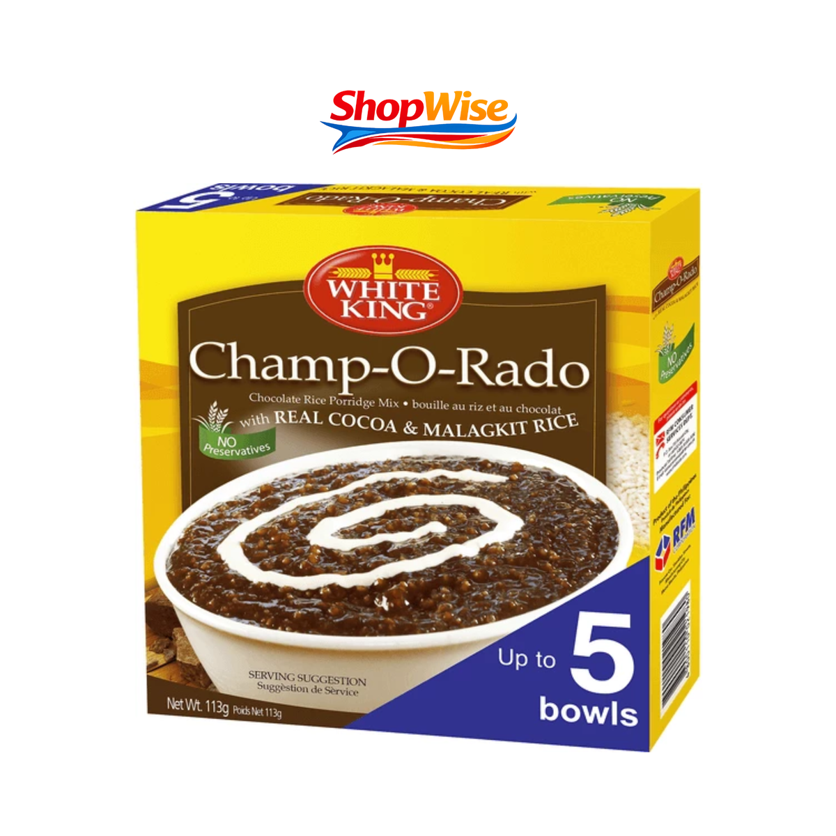 WHITE KING CHAMP -O-RADO 113G