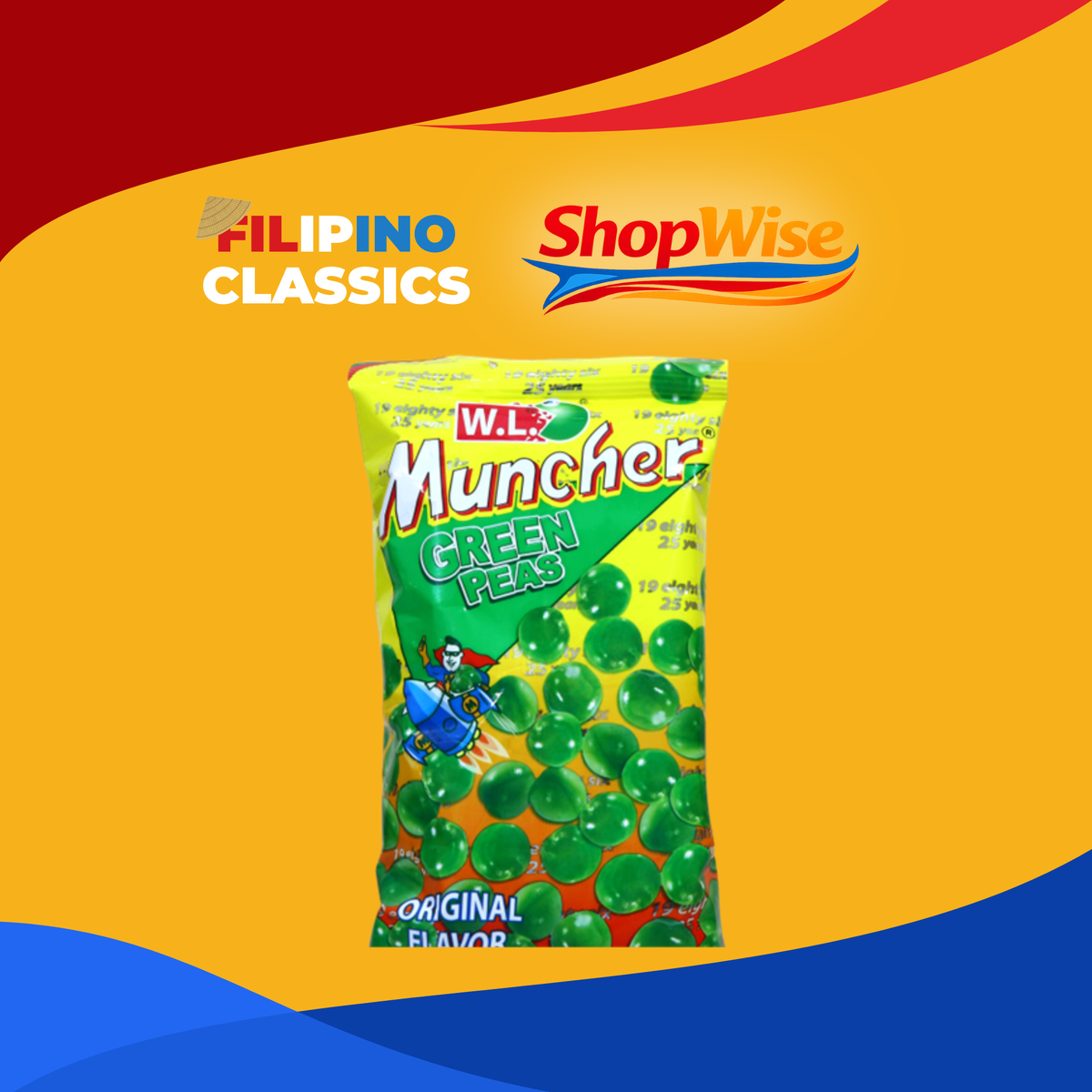 W.L MUNCHER GREEN PEAS 70GM